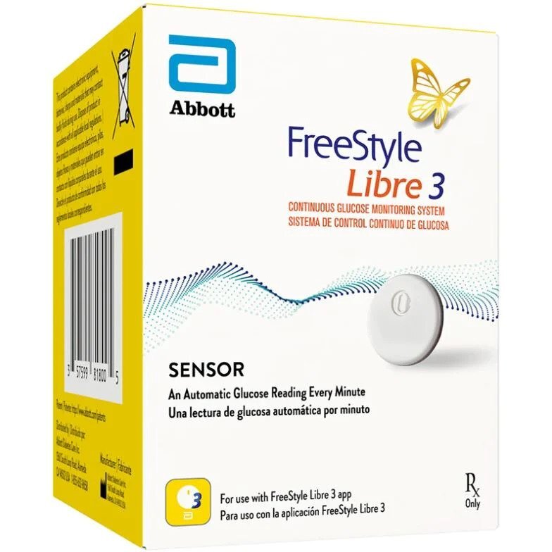FreeStyle Libre 3 Sensors: Glucose Monitoring System