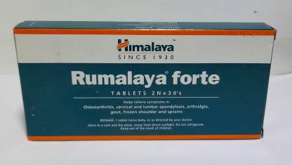 Himalaya Rumalaya Forte Tablets - Herbal Joint Support & Pain Relief (2 x 30 Tablets)