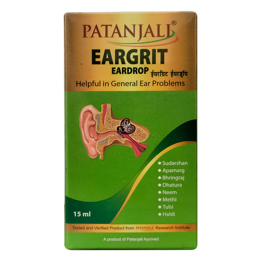 Patanjali Eargrit Ear Drops – Natural Relief for Ear Care and Comfort
