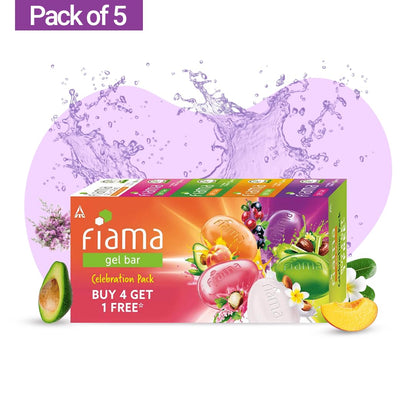 FIAMA Gel bar Celebration Pack  (5 x 125 g)