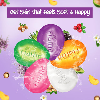 FIAMA Gel bar Celebration Pack  (5 x 125 g)